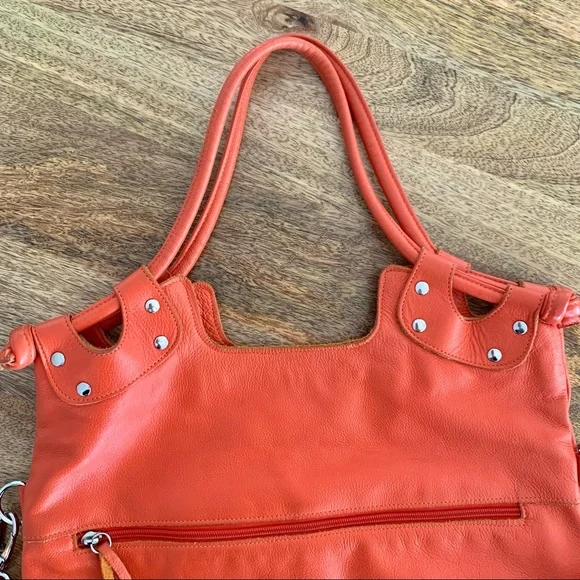 | foley + corinna leather convertible hobo tote bag | - Picture 5 of 10